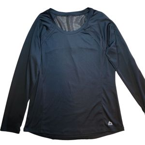 RBX Active Women's Long Sleeve Ventilated Mesh Workout Shirt Lightweight Large
